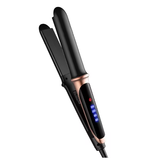Dual Use Hair Straightener Curling Iron 4 Temperature Settings Portable Styling Tool for Straightening Curling Air Bangs